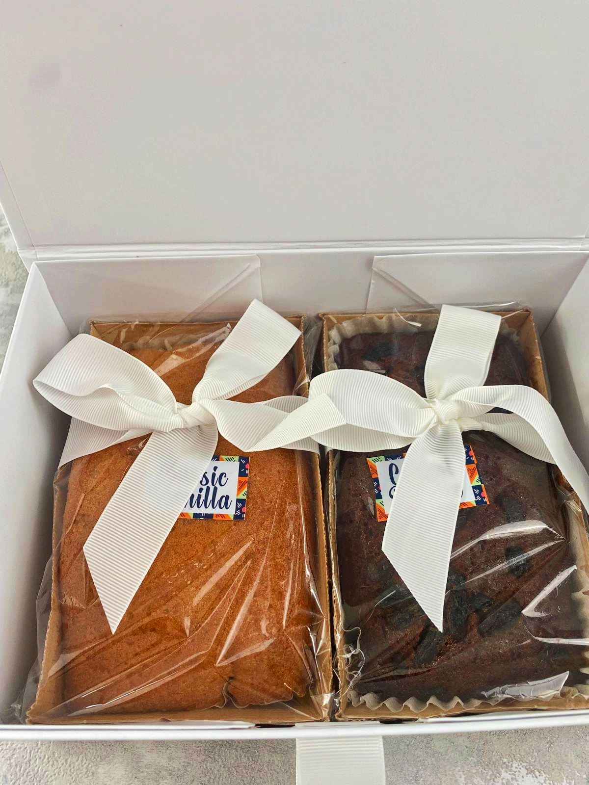 Luxury Gift-Packed Loaf Cake (Pack Of 2) – handcrafted baked product from Tutu’s Foods