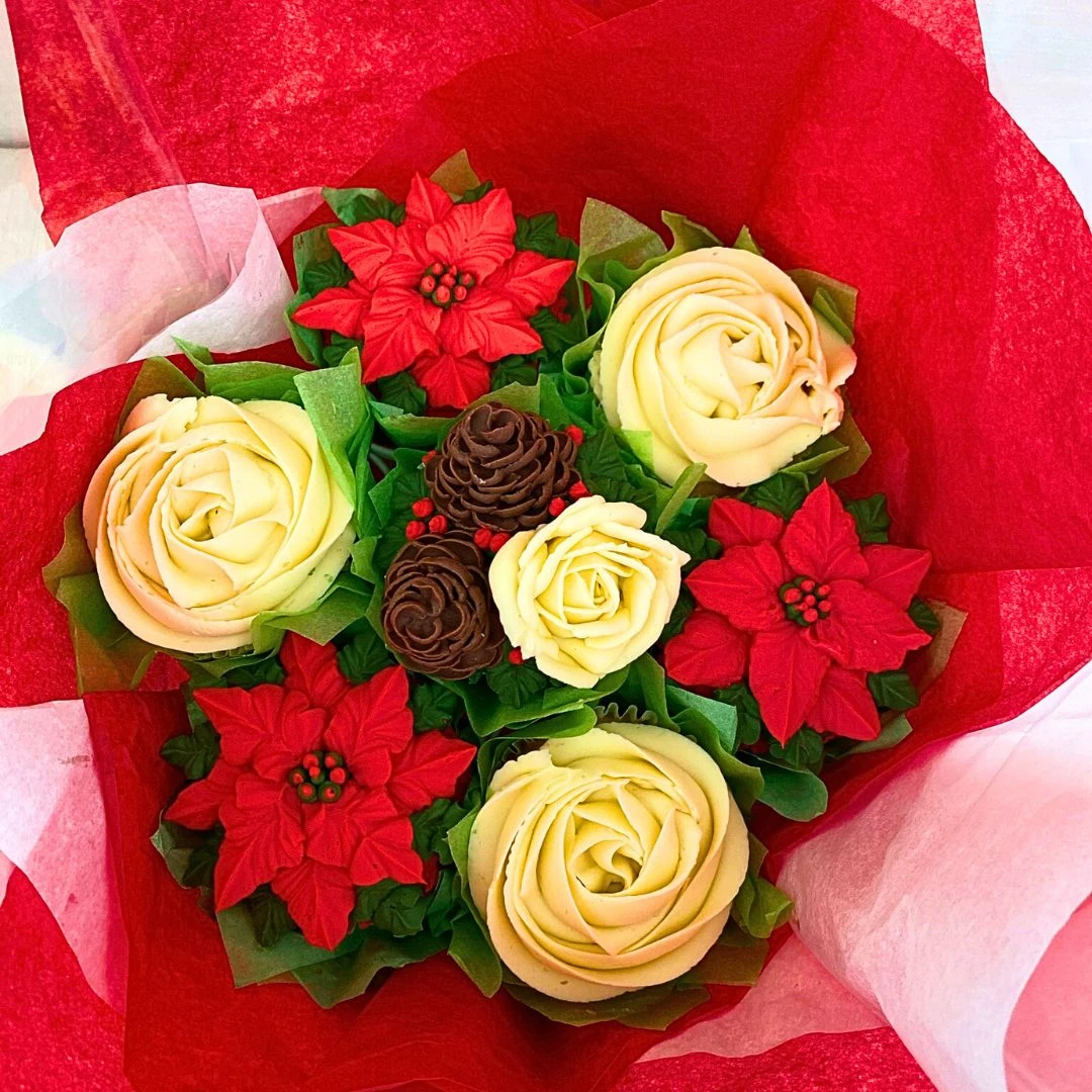 Ivy Floral Bouquet – handcrafted baked product from Tutu’s Foods
